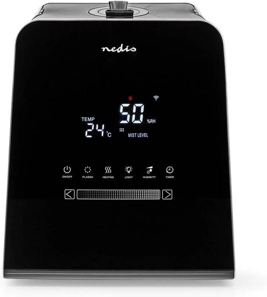 NEDIS, SmartLife nawilżacz, 5.5 l, 30 W, zegar, czarny