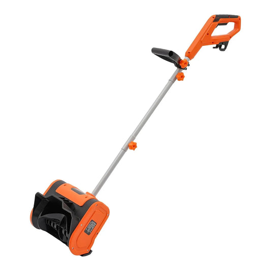 Tenddya, Elektryczna dmuchawa śnieżna 1800 W, przewodowa, wysokiej wydajności lanca śniegowa z 3500 obr. / min szerokość 32 cm & głębokość usuwania śniegu 15