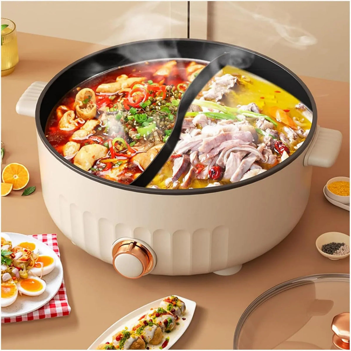 ARTSIM, Fondue, IP65, biały, Urządzenie, Fittings 2
