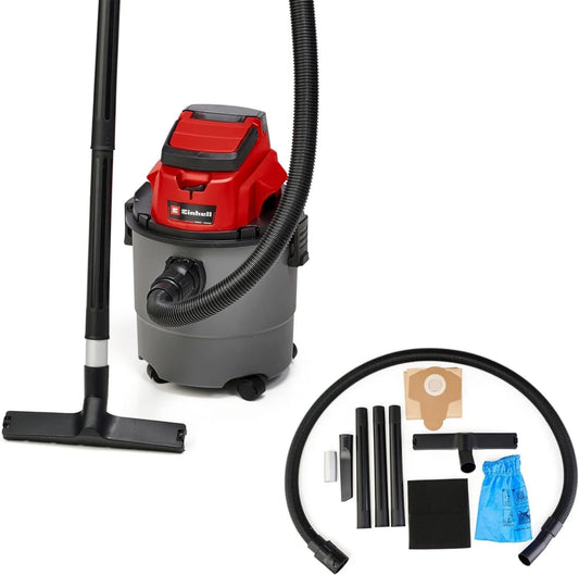 Einhell, TC- VC 18 Odkurzacz, 15 l, 18 V, koła wyporowe, PXC