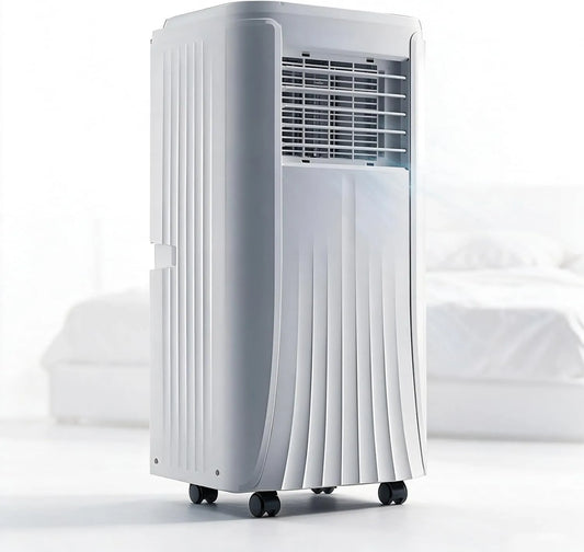 Beachtiful klimatyzator przenośny, 3- in-1, 50 dB, 12000 BTU, minutnik, cichy, idealny do części do 25 m², 24 H minutnik, Via sterowanie 3 w 1