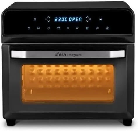 Frytkownica, 1800 W, 8 programów, Ufesa Magnum 23L bezolejowa frytkownica powietrzna, podwójna wytrzymałość, oszczędność energii, metalowy korpus